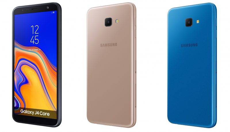 Samsug Galaxy J4 Core Colours