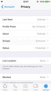 WhatsApp Group Privacy Setting