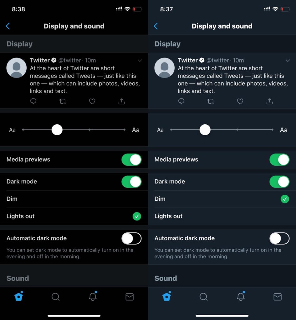 Twitter's True-Black Dark Mode Goes Live