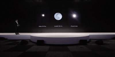 Huawei p30 pro moon mode presentation
