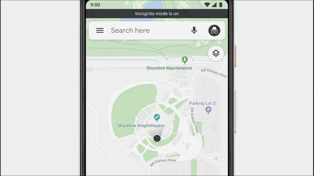 Google Maps Incognito