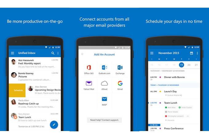 Outlook android