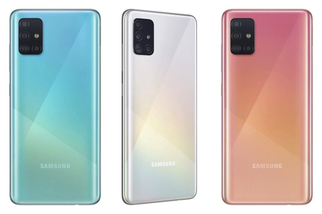 Samsung Galaxy A51 colours