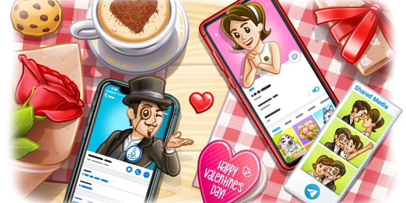 Telegram valentine's day update