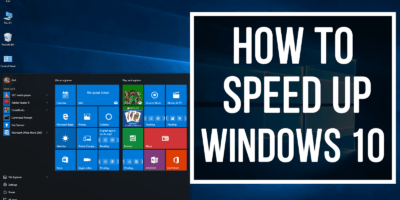 Speed Up Windows 10