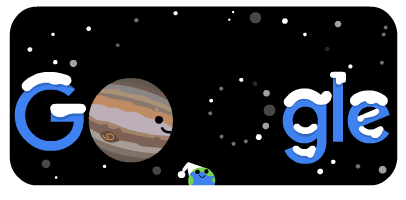Google Doodle Winter Solstice Great Conjunction
