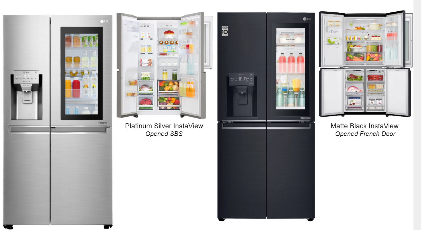 LG Instaview Refrigerators