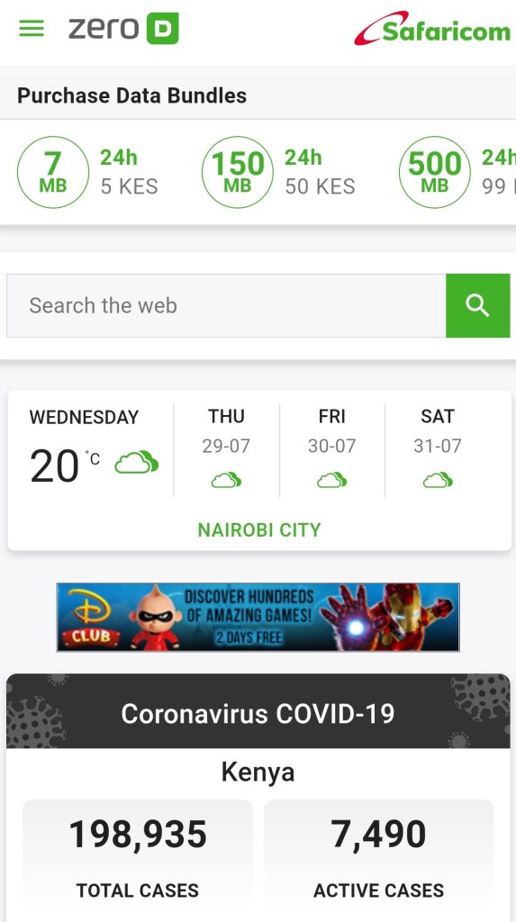 safaricom zerod