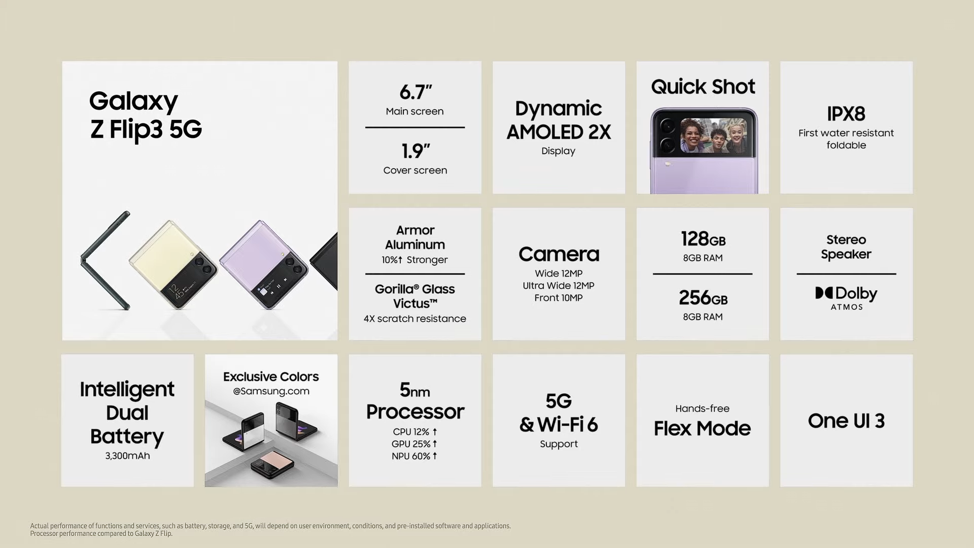 Galaxy Z Flip 3 Samsung Unpacked Event