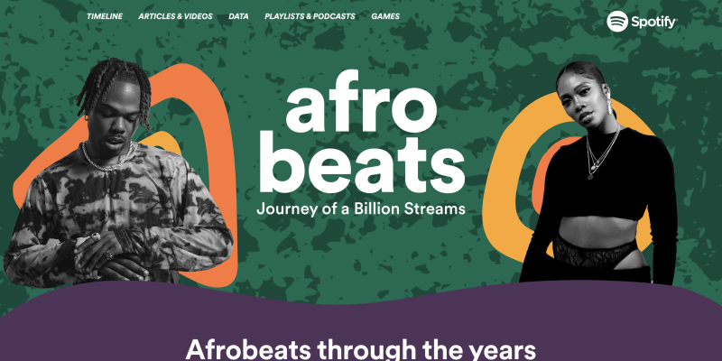 Spotify Afrobeats Website