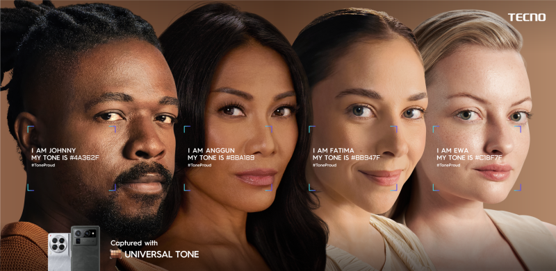 TECNO Launches #ToneProud Campaign to Address Skin Tone Bias